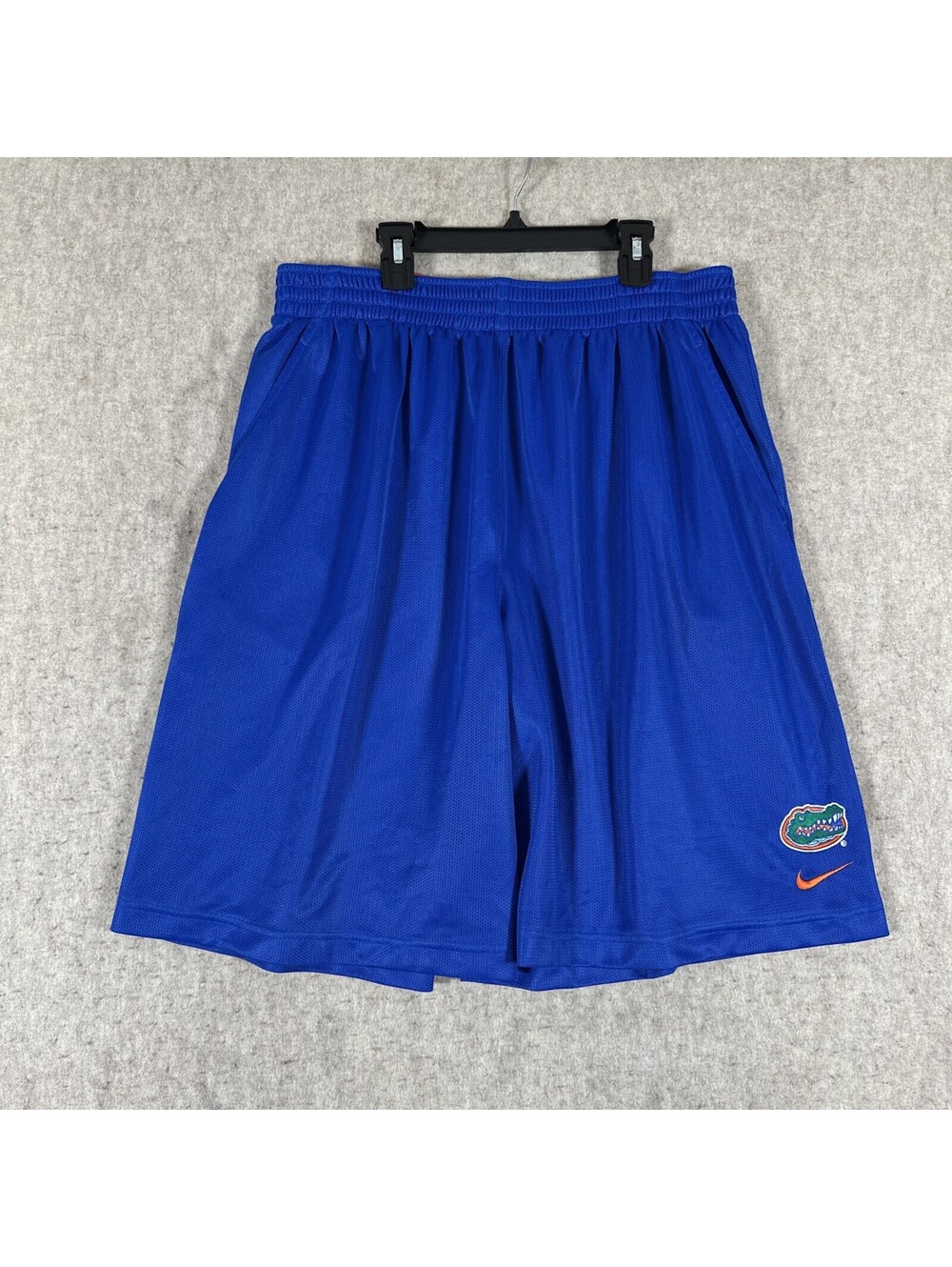Florida Gators Shorts Mens XL Blue Orange NCAA Basketball Nike Mesh Team